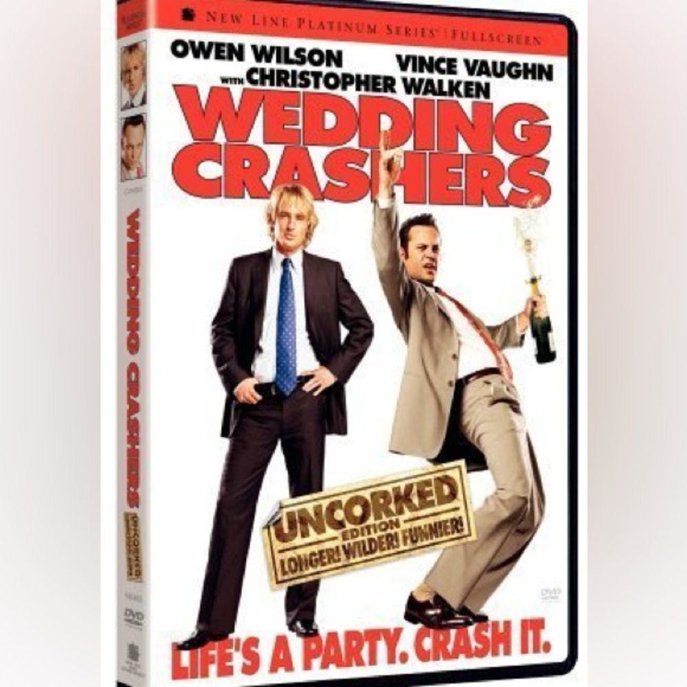 🎥 3 for $5 🎥 Wedding Crashers Uncorked DVD